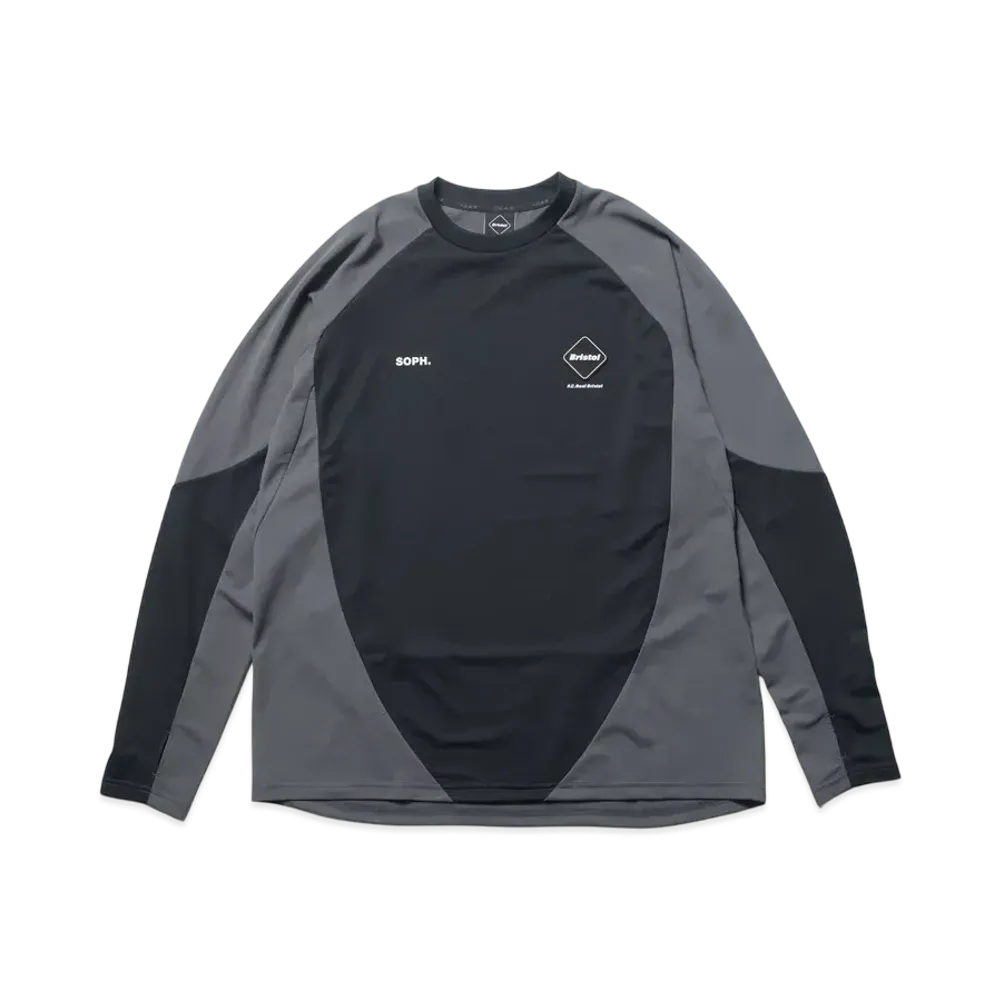F.C.Real Bristol Stream Line L/S Top "Black"
