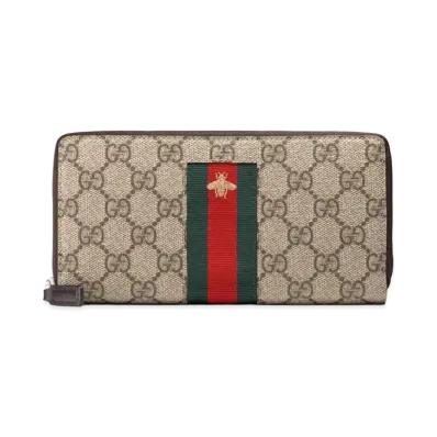 GUCCI Web Wallet In GG Supreme Fabric