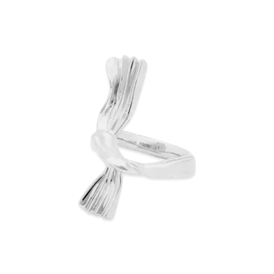 LOEWE Knuckle Knot Ring "White Gold"