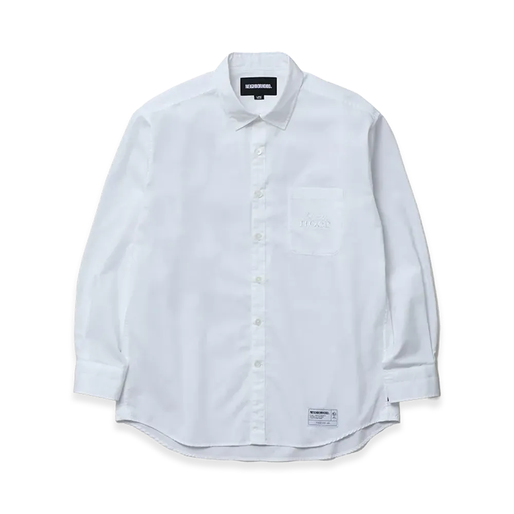 NEIGHBORHOOD Trad Shirt LS "White"