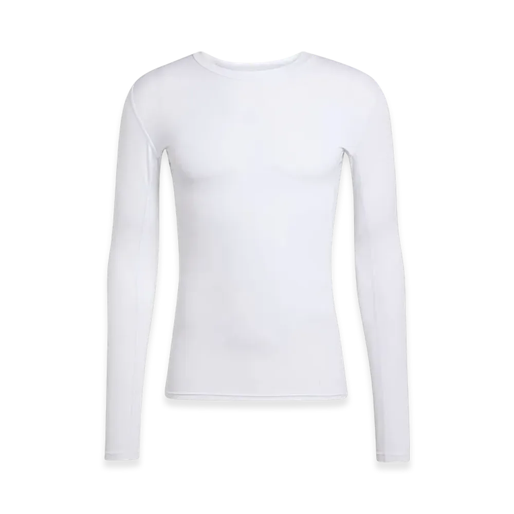 adidas Techfit Long-Sleeve T-Shirt "White"