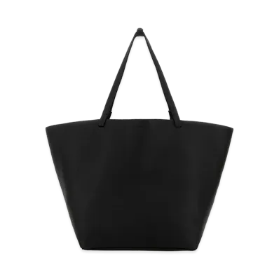 The Row Women's Leather Park Tote Xl Shopping Bag "Slate/Black"
