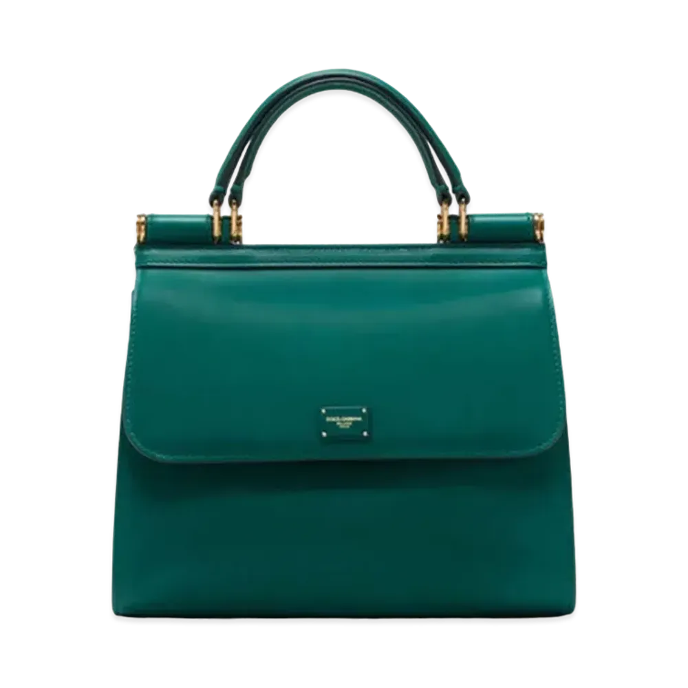 Dolce&Gabbana Sicily 58 Bag Medium Calfskin "Green"