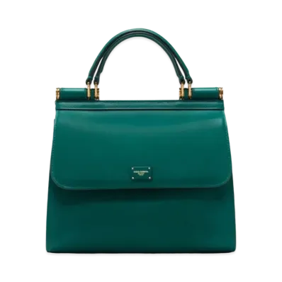 Dolce&Gabbana Sicily 58 Bag Medium Calfskin "Green"