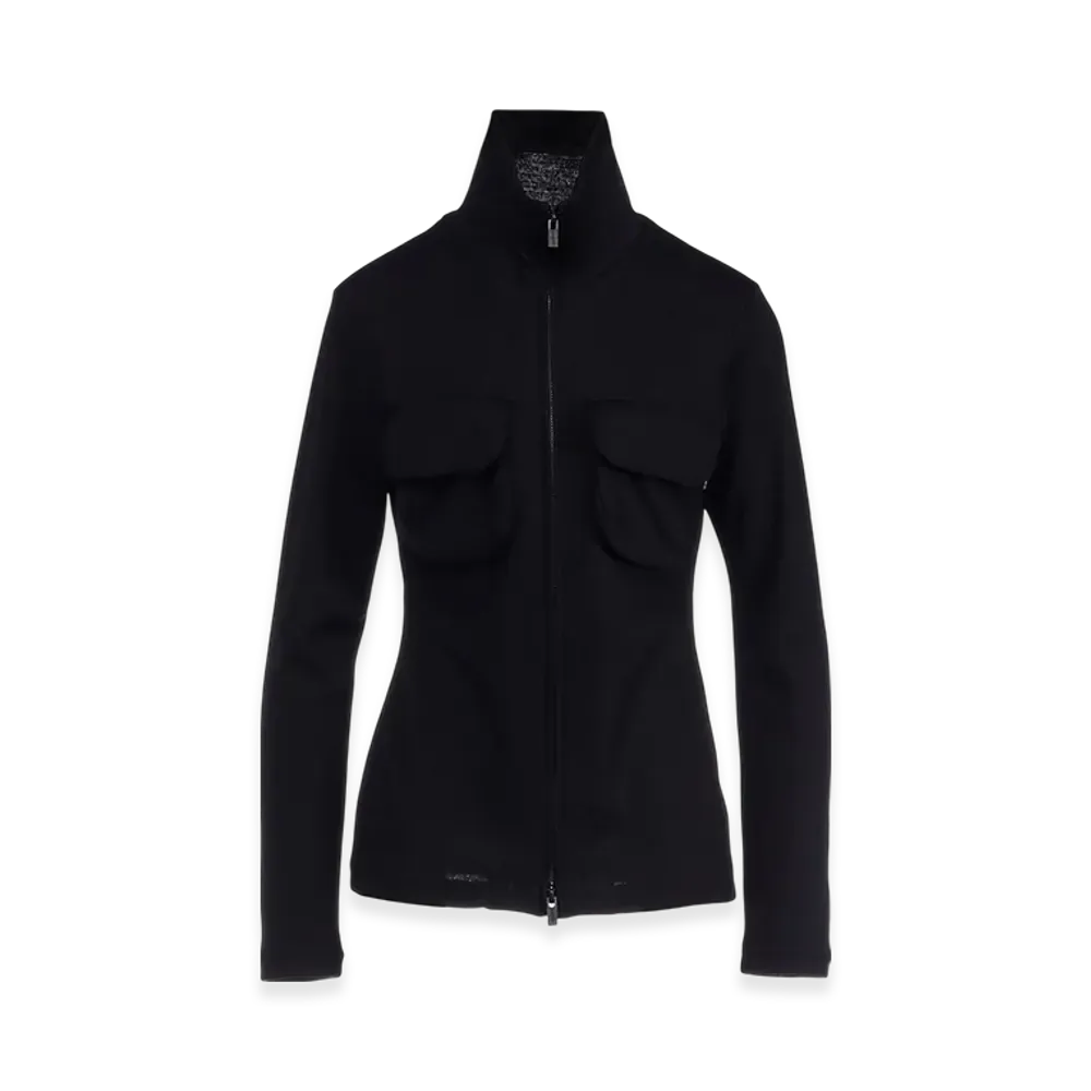 Yohji Yamamoto Luminary Smooth Fastener Cd "Black"