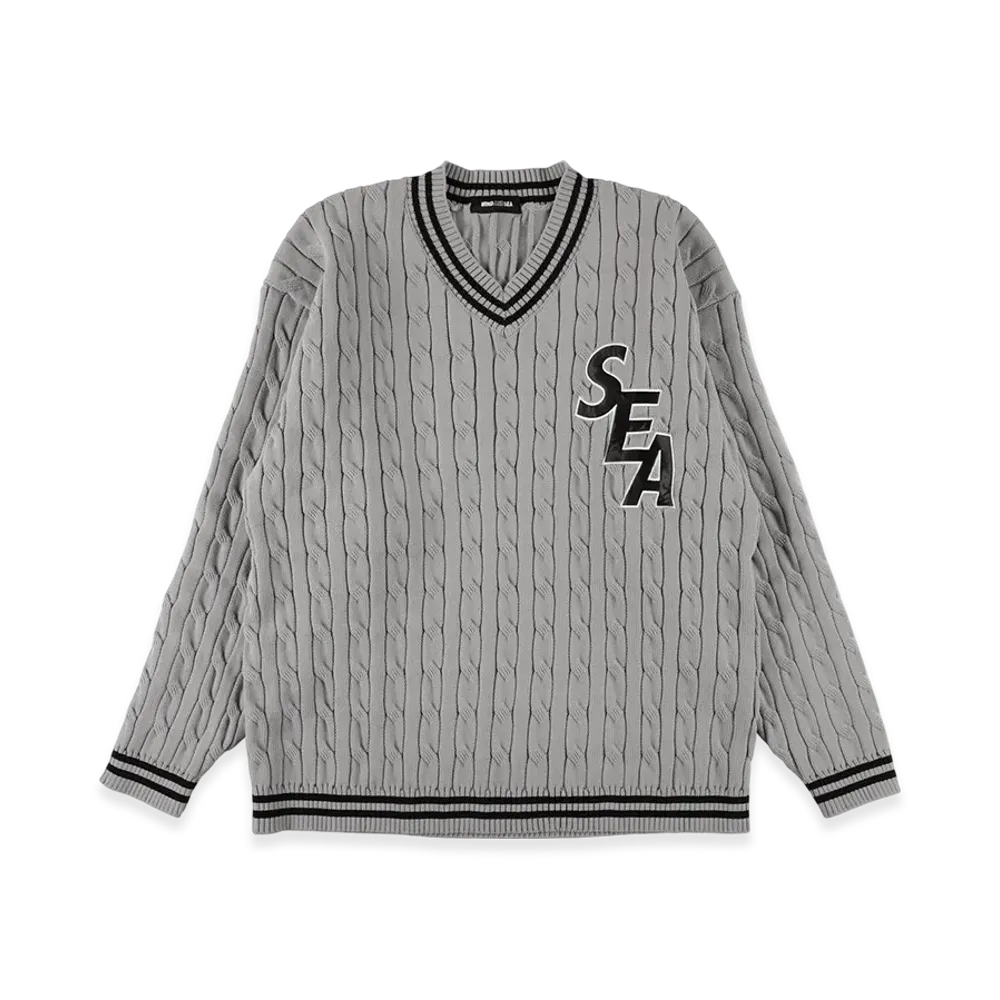 WIND AND SEA TILDEN SWEATER "Gray"