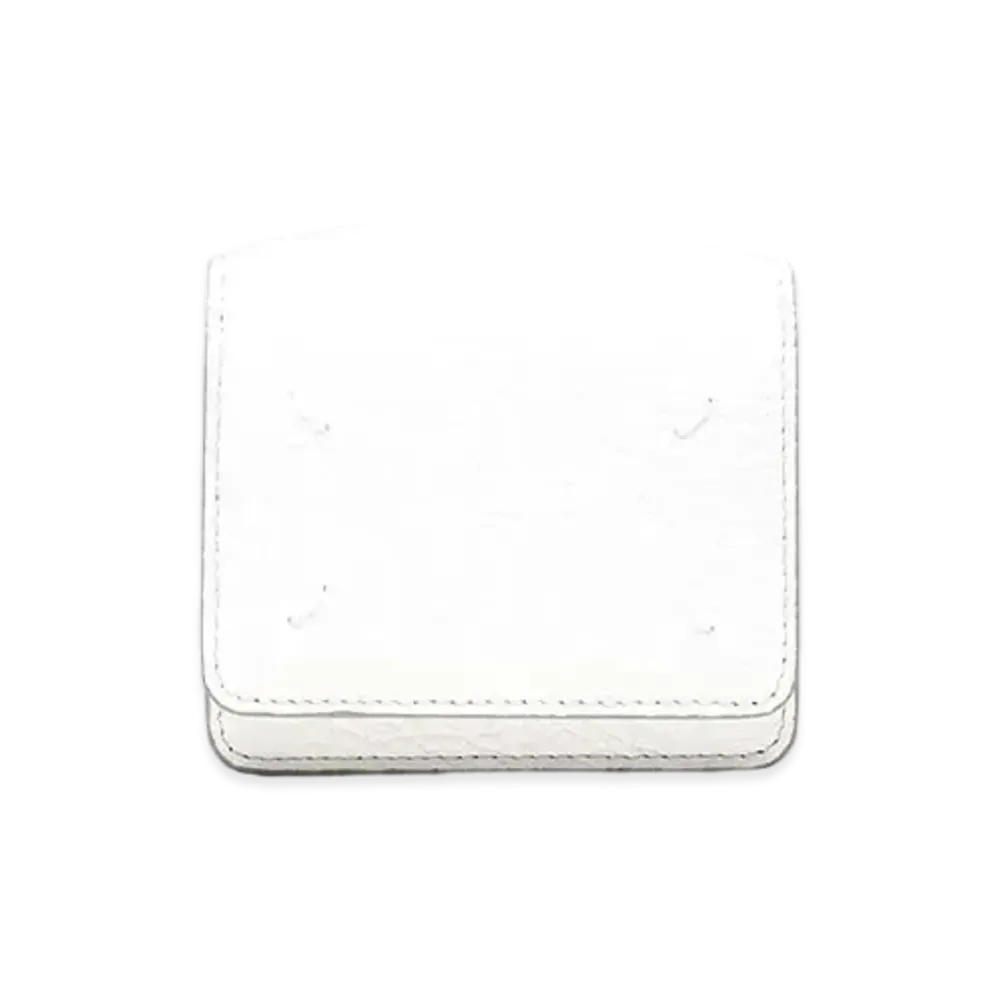 Maison Margiela Small Leather Chain Wallet "White"