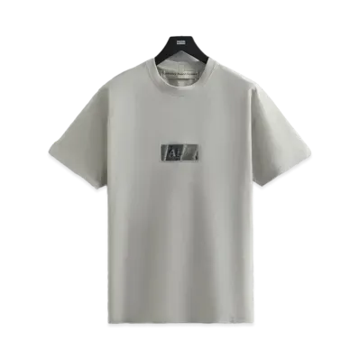 Kith x Advisory Board Crystals Hologram Classic Logo Tee "Grey"