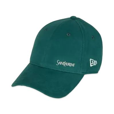 Saint Laurent x New Era Cap In Fleece "Green"
