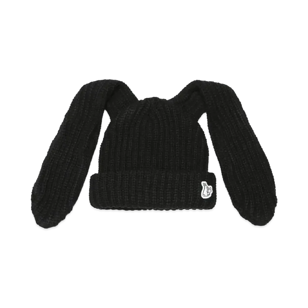 FR2 Bunny Ears Beanie "Black"