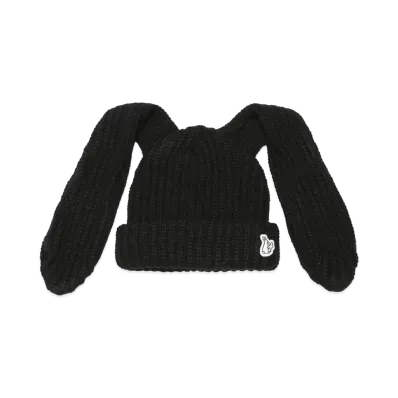 FR2 Bunny Ears Beanie "Black"
