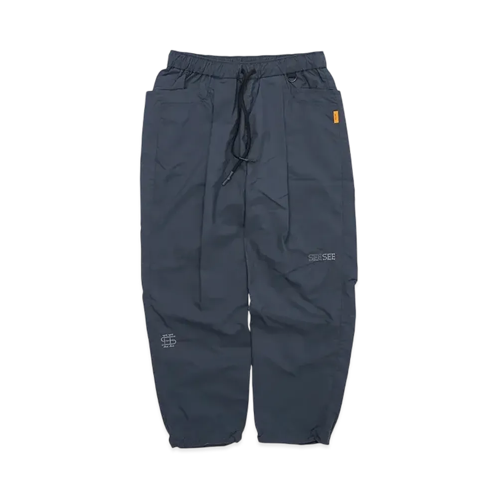 SEE SEE x LIVIN' & GROUND FLOOR MACAU Wide Tapered Easy Pants "Charcoal"