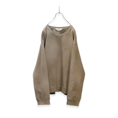 ANCELLM Unevenness Sweat Shirt "Sand"