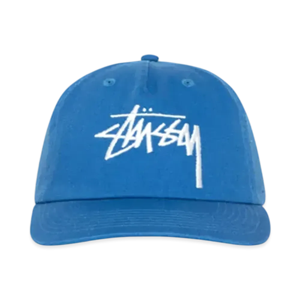 Stussy Mid-Depth Big Stock Snapback "Light Royal"
