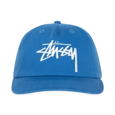Stussy Mid-Depth Big Stock Snapback "Light Royal"