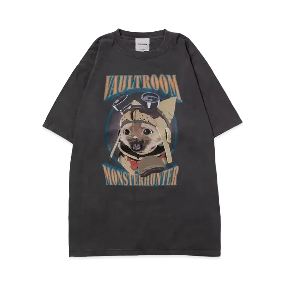 VAULTROOM x Monster Hunter AIROU Tee "Charcoal"