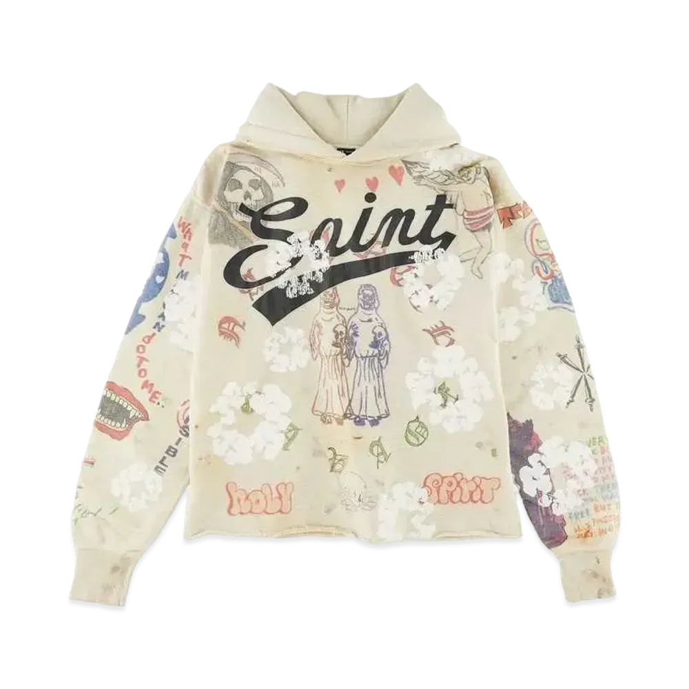 SAINT Mxxxxxx 22SS HOODIE GRAFFITTI "Grey"