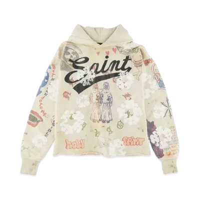 SAINT Mxxxxxx 22SS HOODIE GRAFFITTI "Grey"