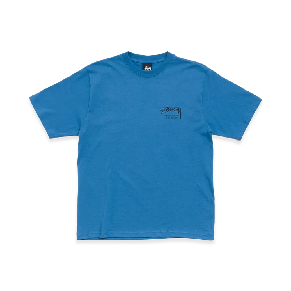 Stussy Dice Clock Tee "Blue"