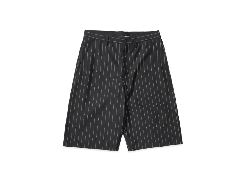 Supreme Pinstripe Wool Trouser Short Supreme Pinstripe Wool Trouser Short
