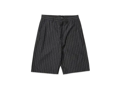 Supreme Pinstripe Wool Trouser Short "Black"