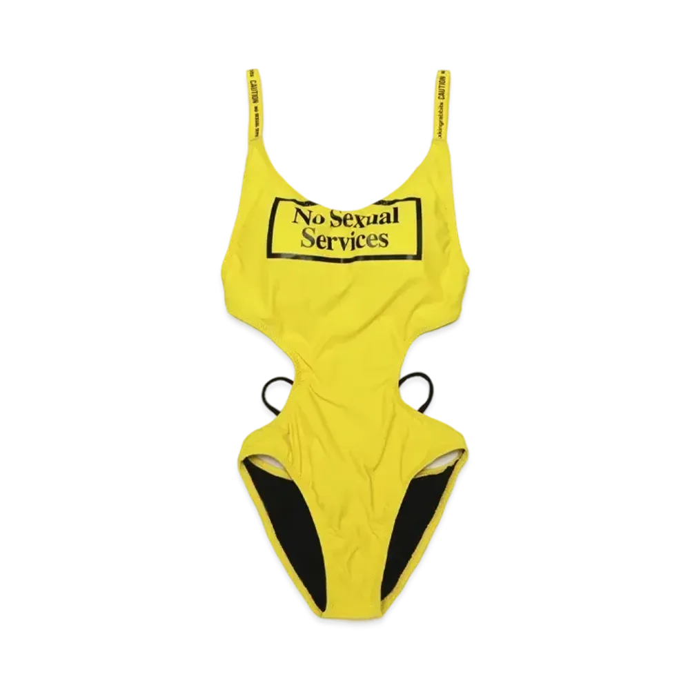 FR2 NSS Box Logo Swimsuit One-piece "Yellow"