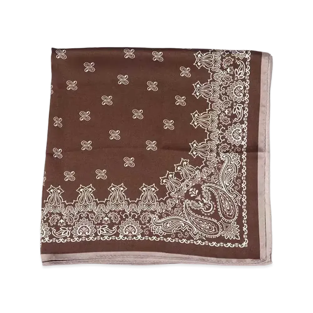 atmos Pink Large Bandana "Brown"
