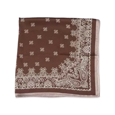 atmos Pink Large Bandana "Brown"