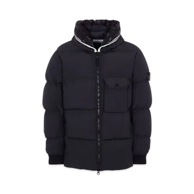 Stone Island 43432 NASLAN LIGHT WATRO DOWN-TC "Black"
