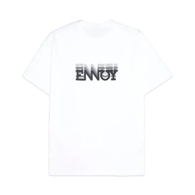 ENNOY Electric Logo Gradation ss Tee "White"