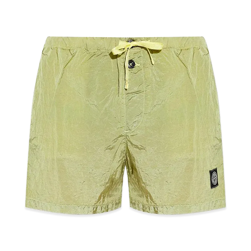 Stone Island Cotton Shorts "Yellow"