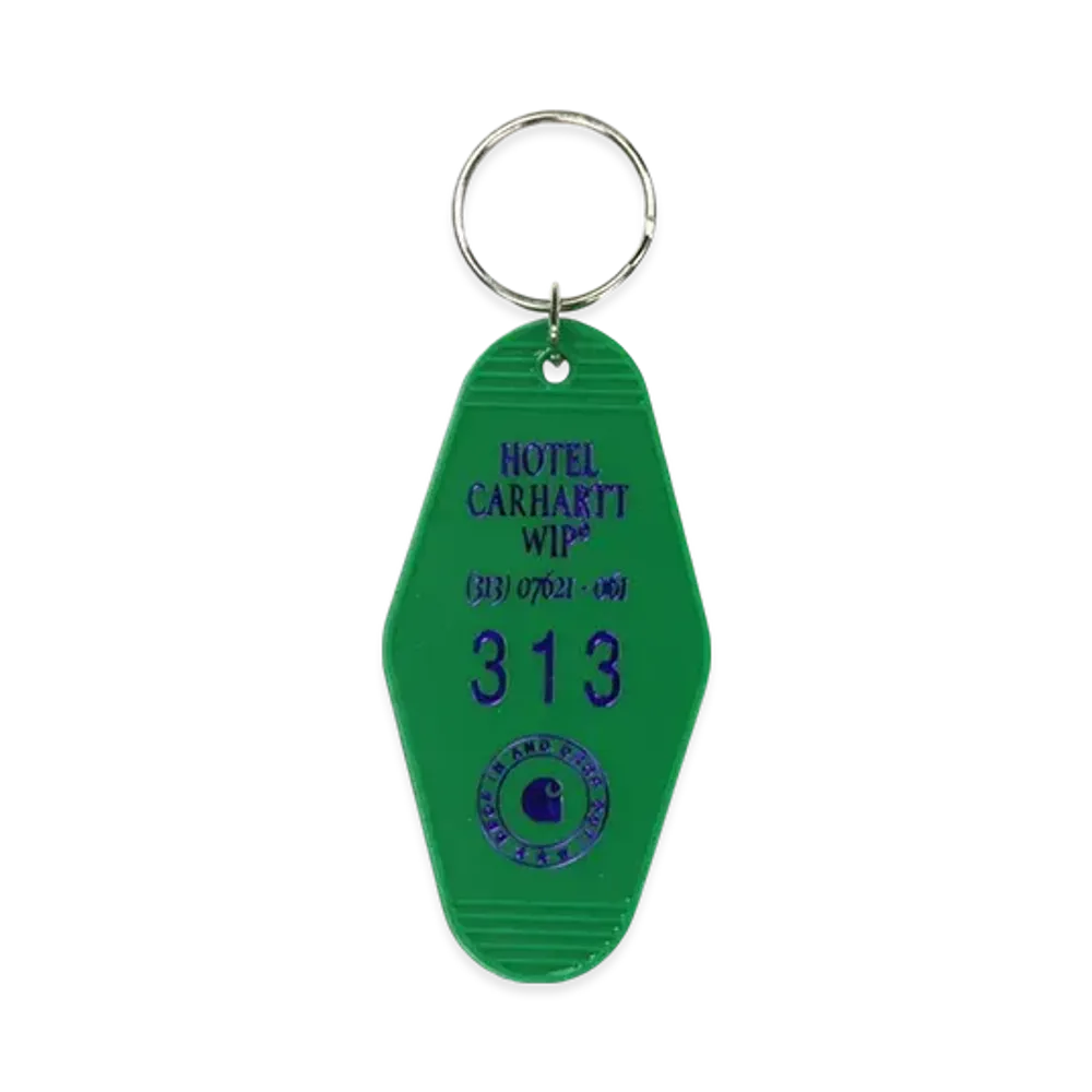 Carhartt WIP Hotel Keys Keychain "Aspen Green/Aura"