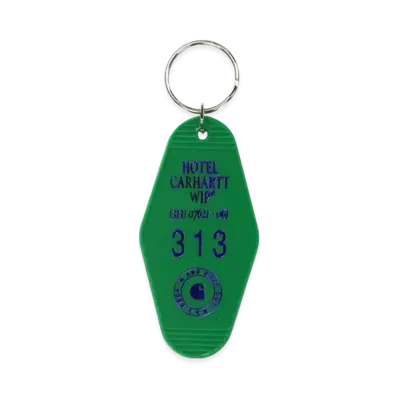 Carhartt WIP Hotel Keys Keychain "Aspen Green/Aura"