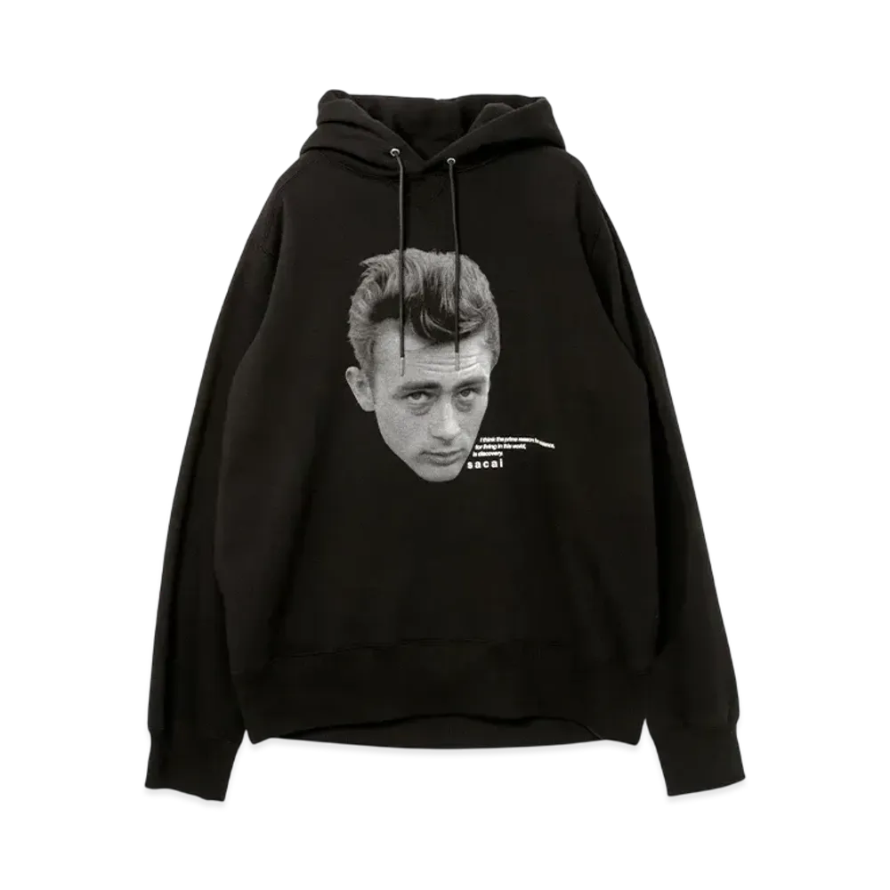 sacai James Dean Hoodie "Black"