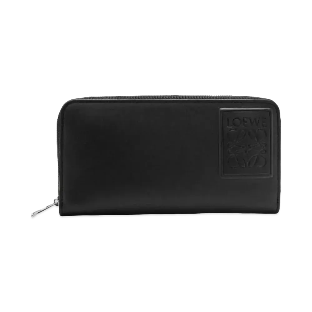 LOEWE Zip Around Wallet Satin Calf "Black"