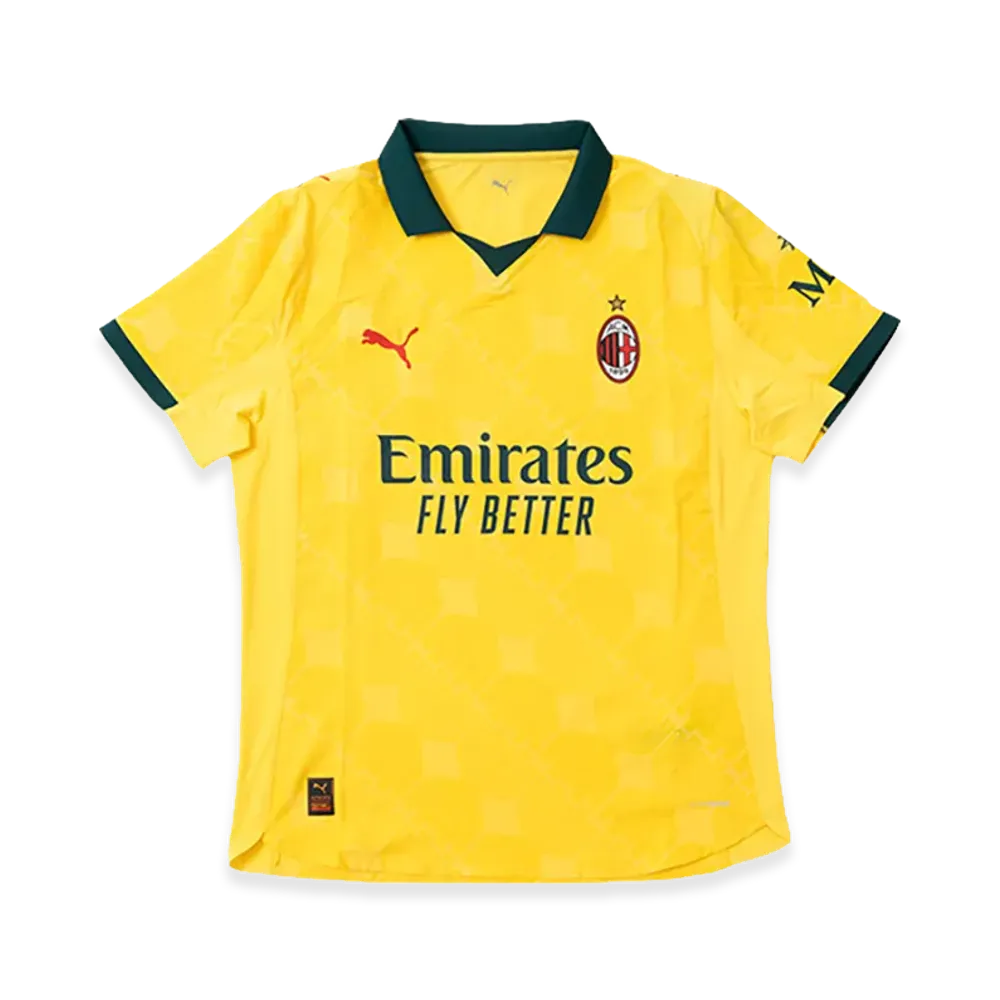 PUMA 25-26 AC Milan Third Authentic Jersey "Red Fire"