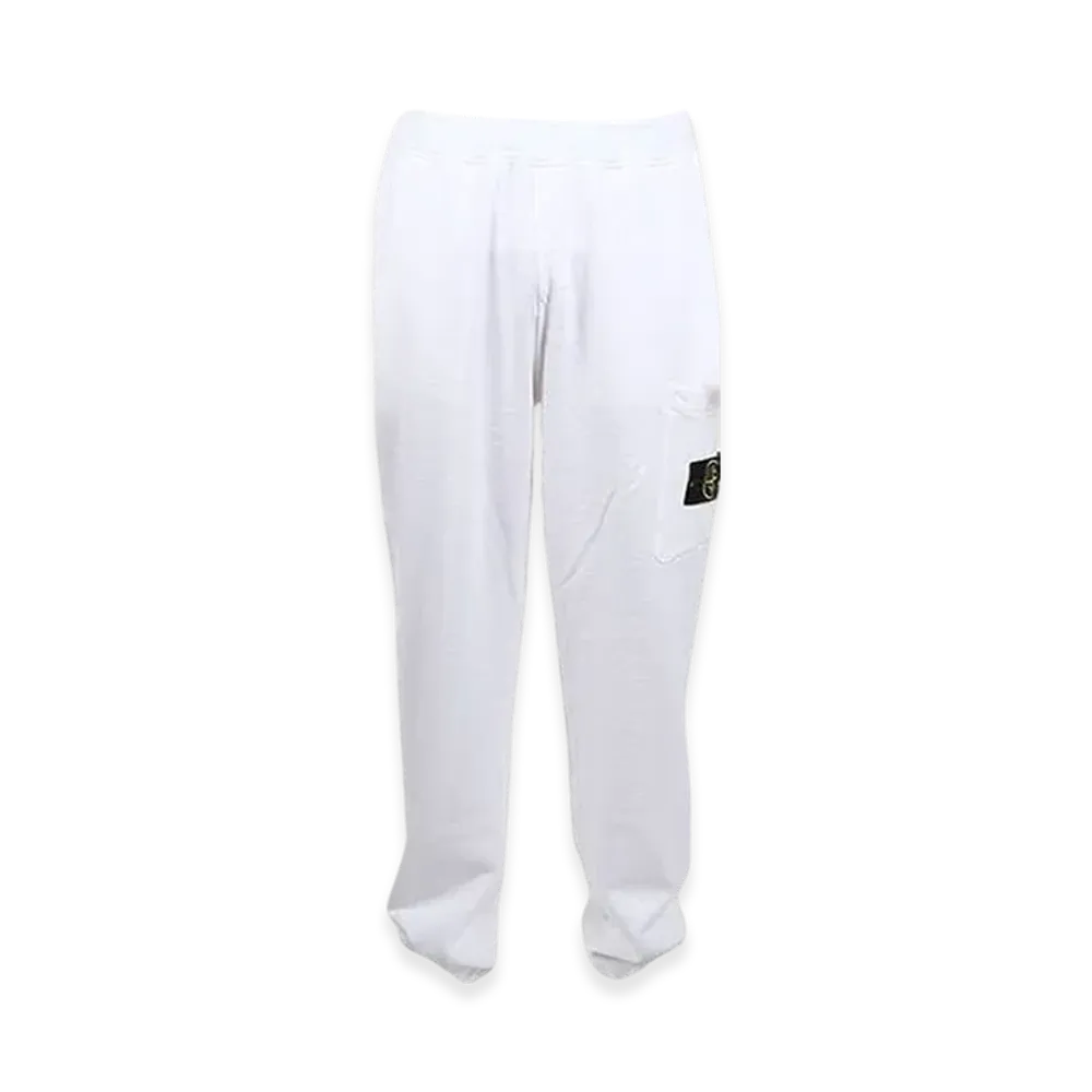 Stone Island 62560 Old Treatment Cargo Sweatpants - 23SS "White"