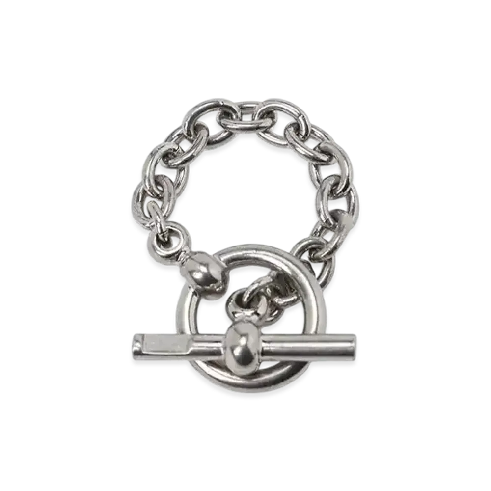 Ground Y Brass Toggle Ring "Silver"