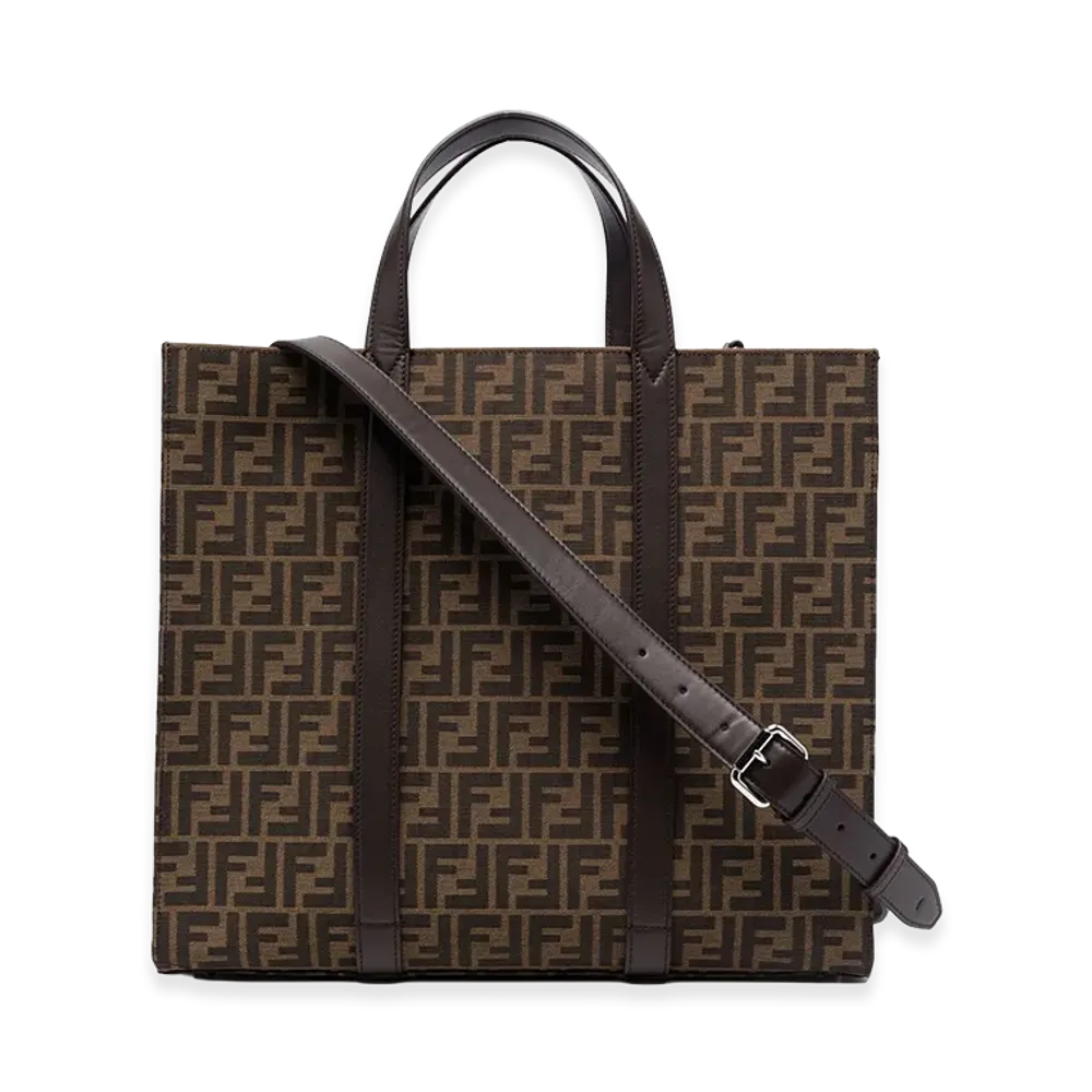 FENDI Women's FF Shopping Bag "Brown"