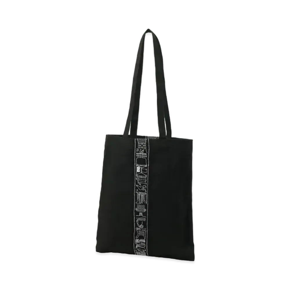 Ground Y x Jujutsu Kaisen "Talisman" Embroidery Tote Bag "Black"