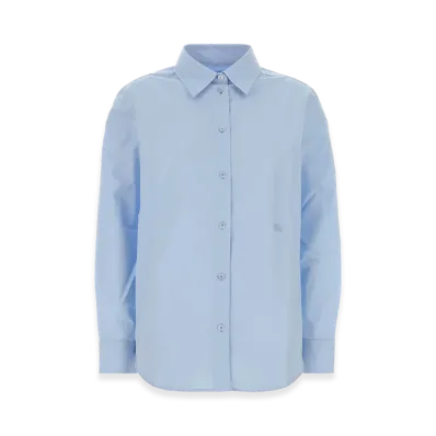Burberry Women's Poplin Shirt "Light Blue"
