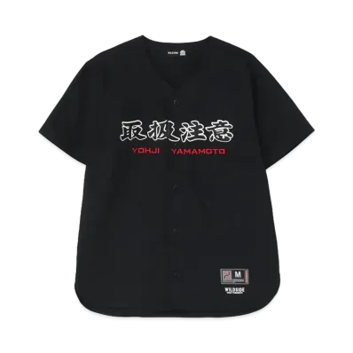 BlackEyePatch WILDSIDE YOHJI YAMAMOTO "NOIR EYE PATCH" Baseball T-shirt "Black"