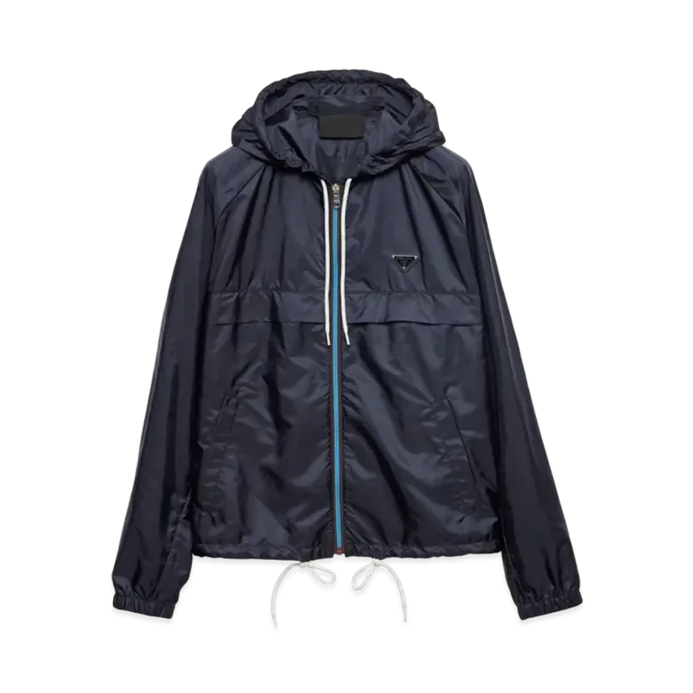 PRADA Men's Re-Nylon Blouson Jacket "Navy"