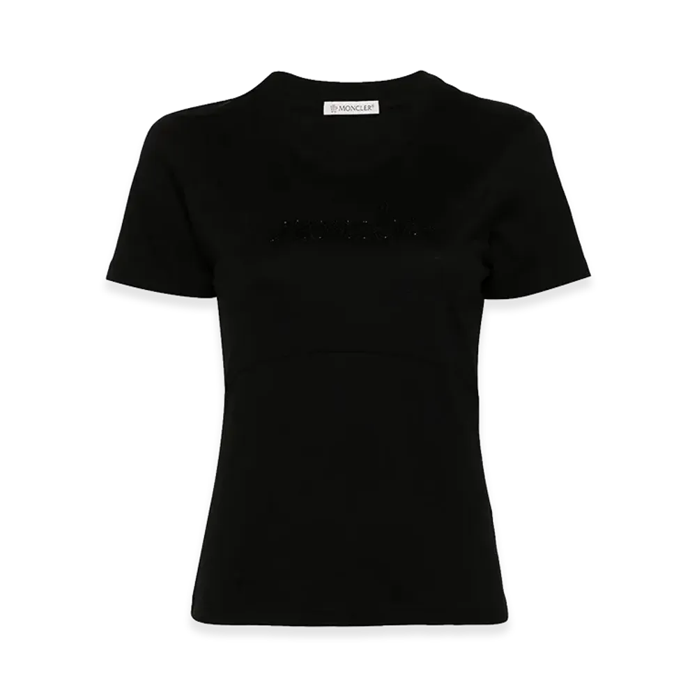MONCLER Women's S/S T-Shirt "Black"