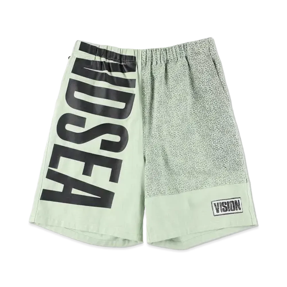 WIND AND SEA x VISION Logo Half Pants "Mint"