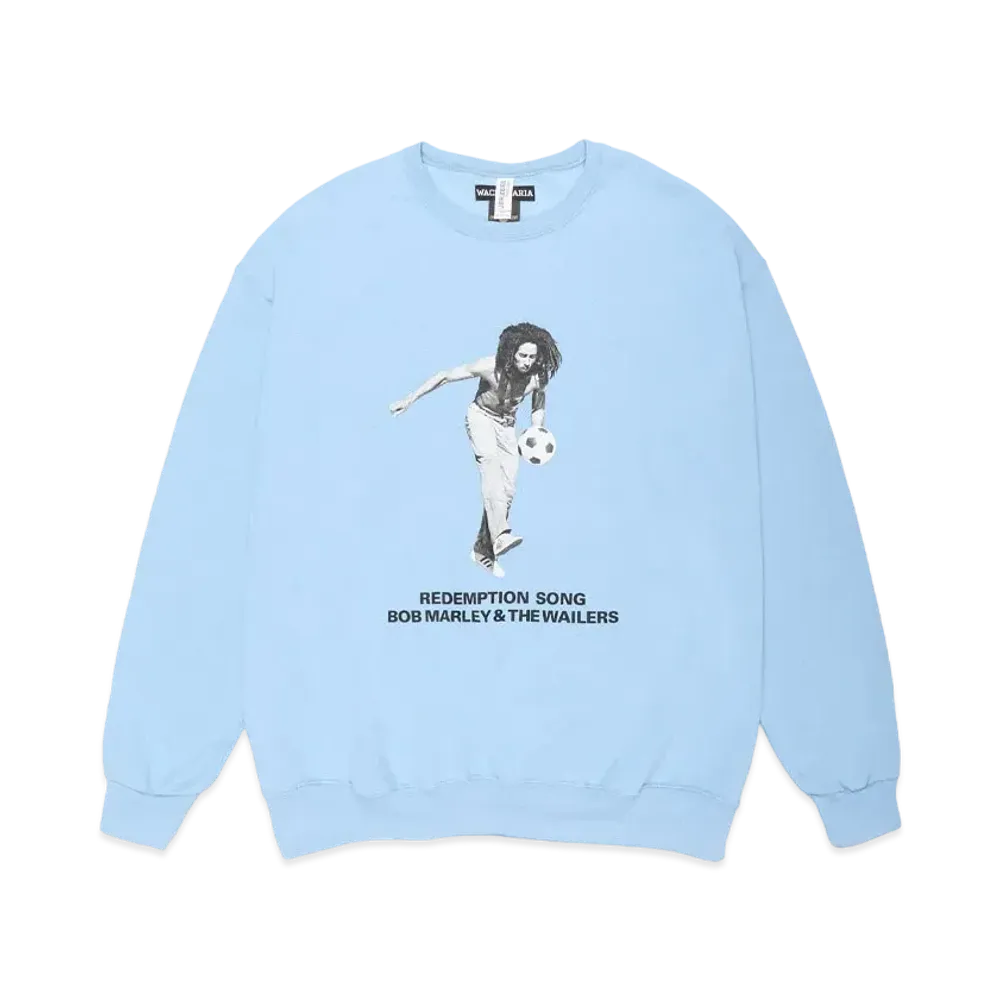 WACKO MARIA x BOB MARLEY Sweat Shirt "Blue"