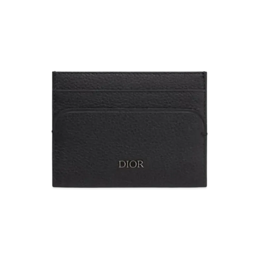 Dior Cow Leather Card Holder "Black"
