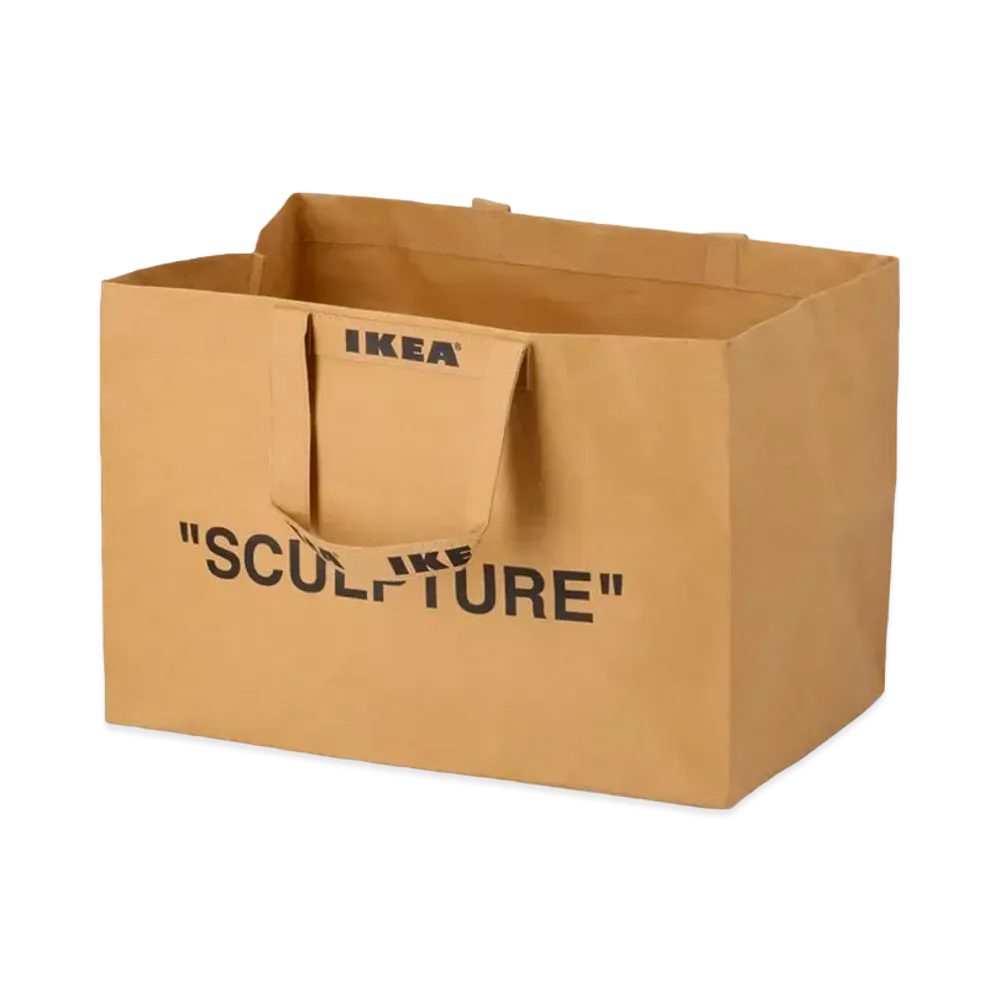 OFF-WHITE / IKEA MARKERAD Large Bag "Brown"