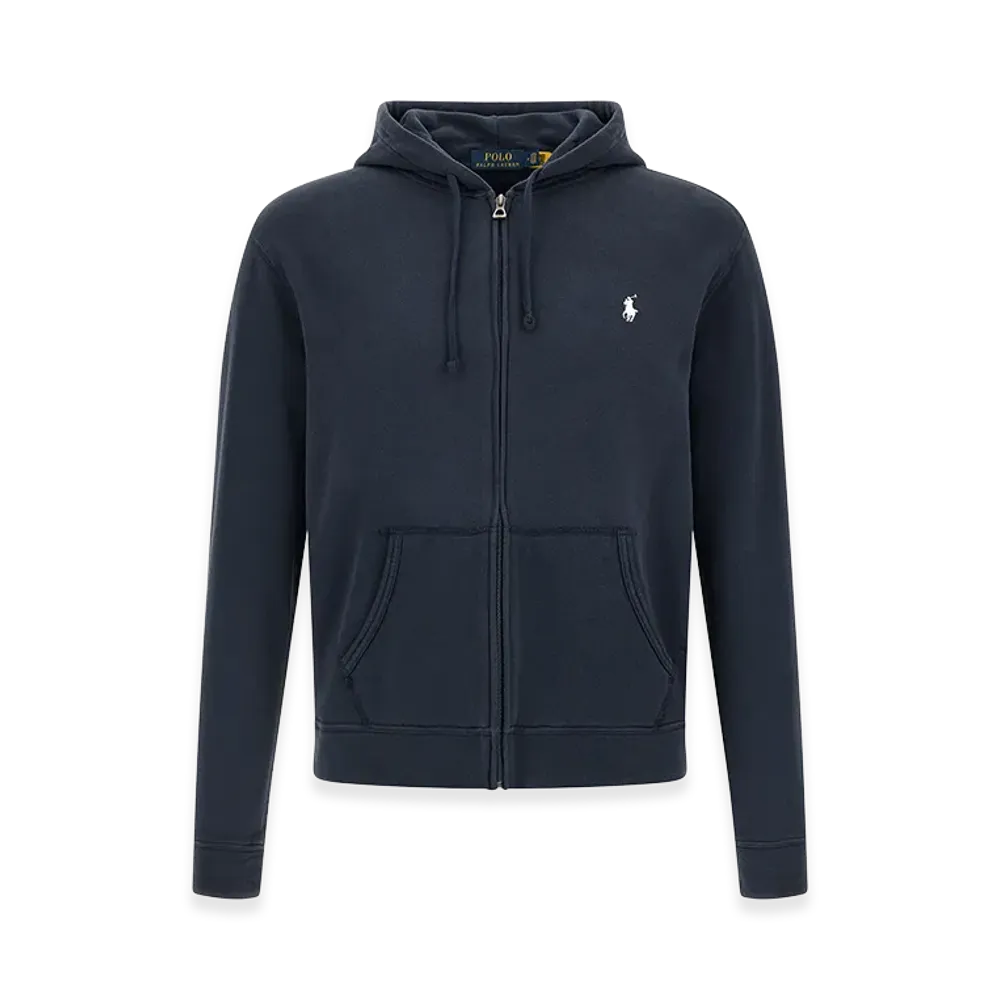 Polo Ralph Lauren Loopback Cotton Hoodie "Navy Blue"