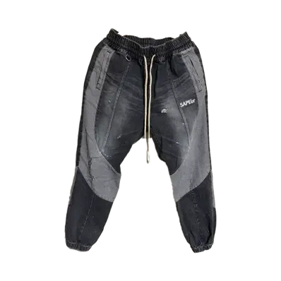 SAPEur Vinage Denim Track Pant A0021-179 "Black"